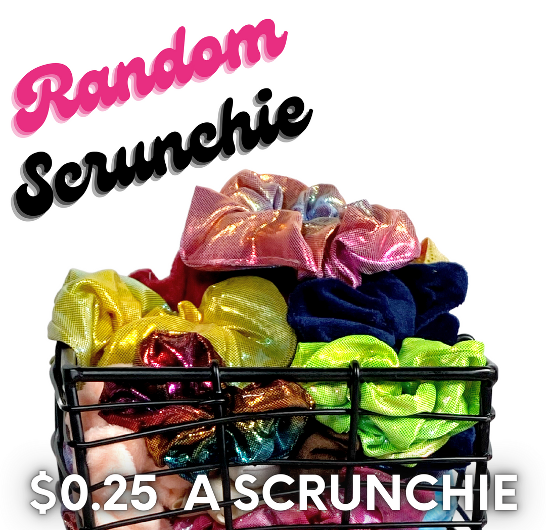 RANDOM SCRUNCHIE- PRICE IS PER SCRUNCHIE