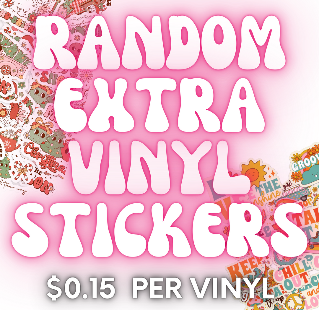 Extra Vinyl Sticker - PER VINYL STICKER