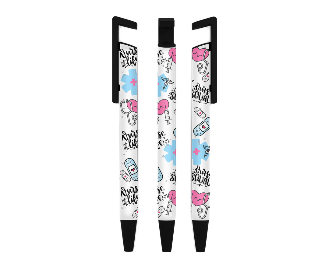 Sublimation Stationery Pen | Nurse Life l Clickable Pen | Black Ink | SKU # PEN108