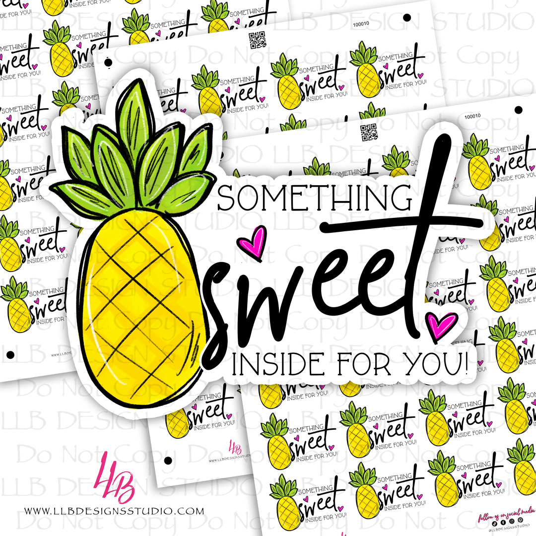 Something Sweet Inside, Business Branding, Small Shop Stickers , Sticker #: S0620, Ready To Ship