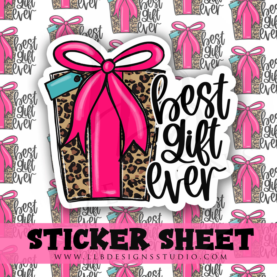 Best Gift Ever | Packaging Stickers | Business Branding | Small Shop Stickers | Sticker #: S0254 | Ready To Ship