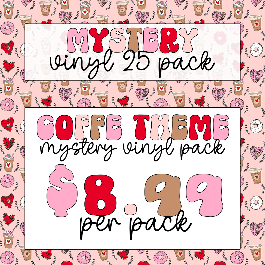 Coffee Mystery Bundle, Package Fillers, Business Branding, Small Shop Vinyl, Tumbler Decal, Laptop Sticker, Window Sticker, Coffee Decal
