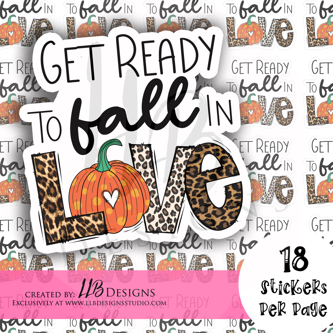 Get Ready To Fall In Love With Your Order | Packaging Stickers | Business Branding | Small Shop Stickers | Sticker #: S0214 Ready To Ship