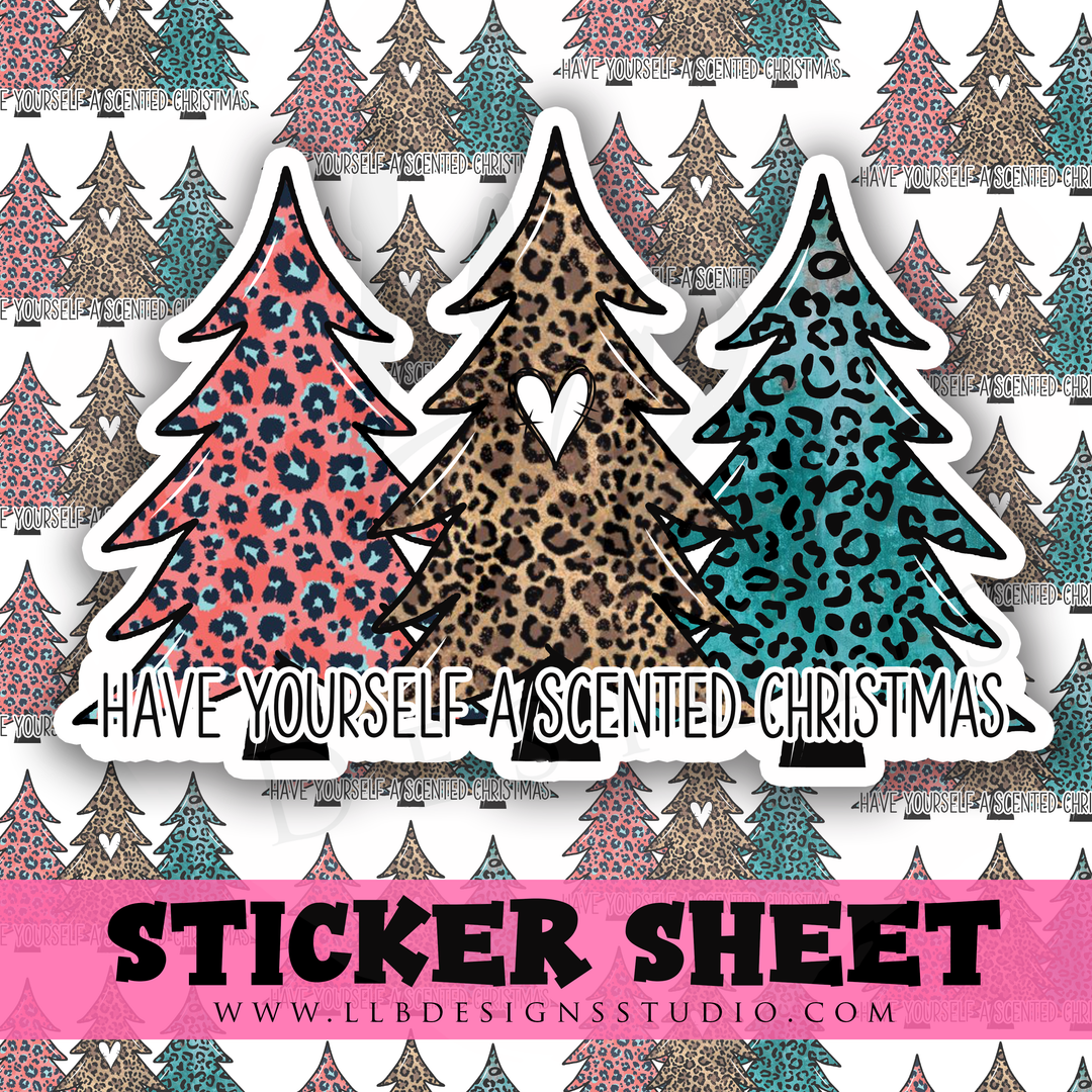 Have Yourself a Scented Christmas | Packaging Stickers | Business Branding | Small Shop Stickers | Sticker #: S0265 | Ready To Ship