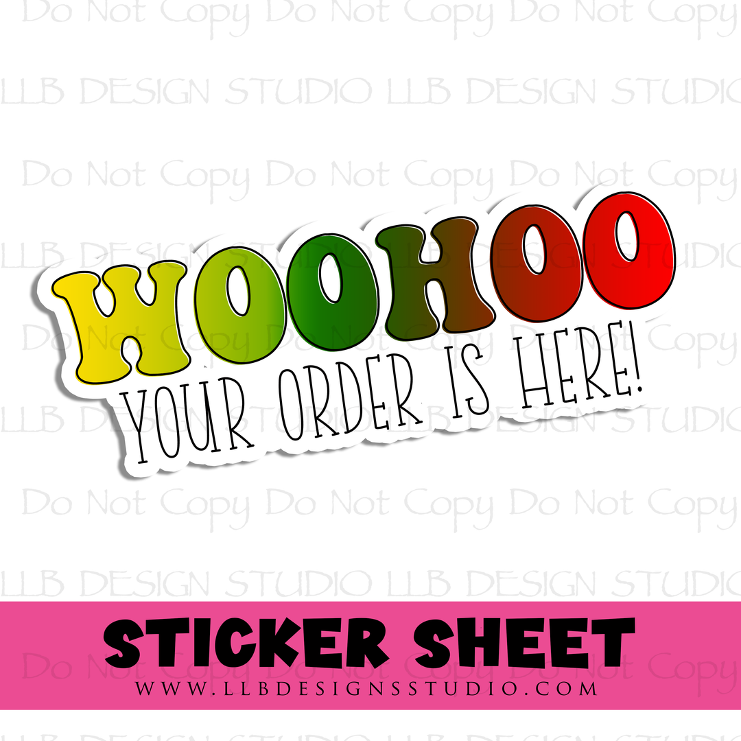 Juneteenth Woohoo Your Order Is Here | Packaging Stickers | Business Branding | Small Shop Stickers | Sticker #: S0404 | Ready To Ship
