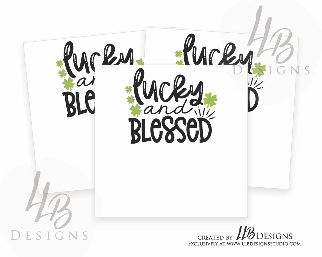 HAIR TIE CARDS ONLY! | Lucky and Blessed | 10 or 25 Cards |