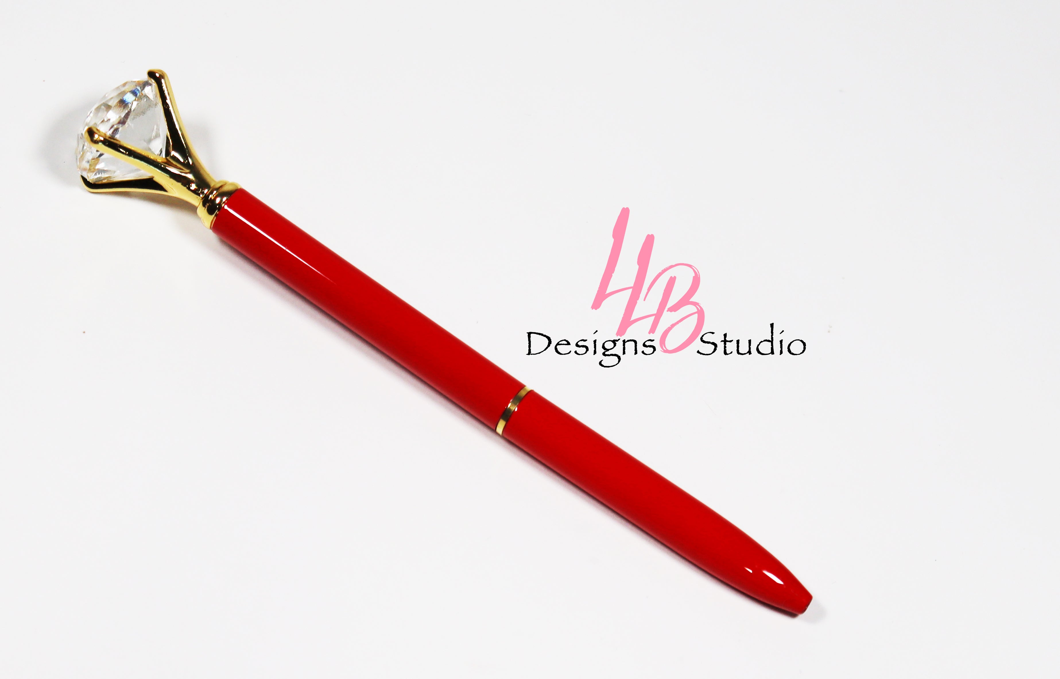 Crystal Diamond Pens - Red