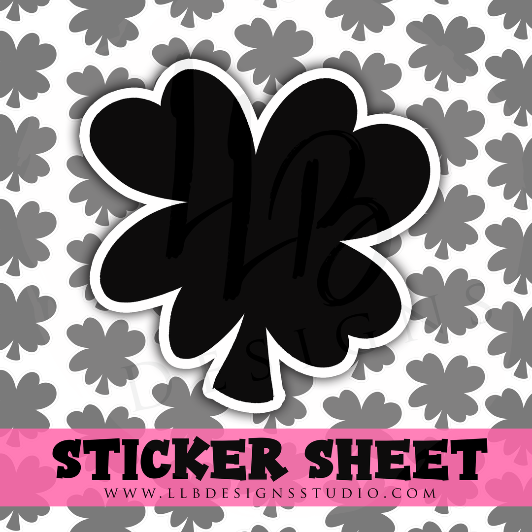 Shamrocks | 1 Inch | Small Business Branding | Packaging Sticker | Made To Order