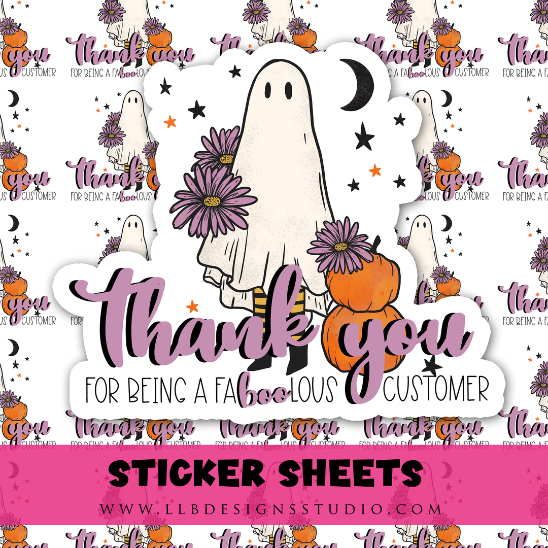 Faboolious Customer | Packaging Stickers | Business Branding | Small Shop Stickers | Sticker #: S0494 | Ready To Ship