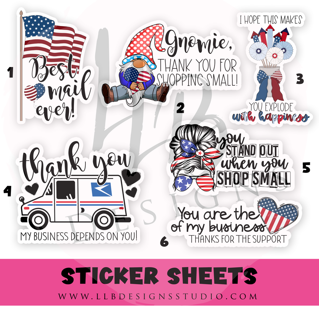 Lady Boss Box Stickers - Pick Your Sticker Sheet | Packaging Stickers | Business Branding | Small Shop Stickers | | Ready To Ship