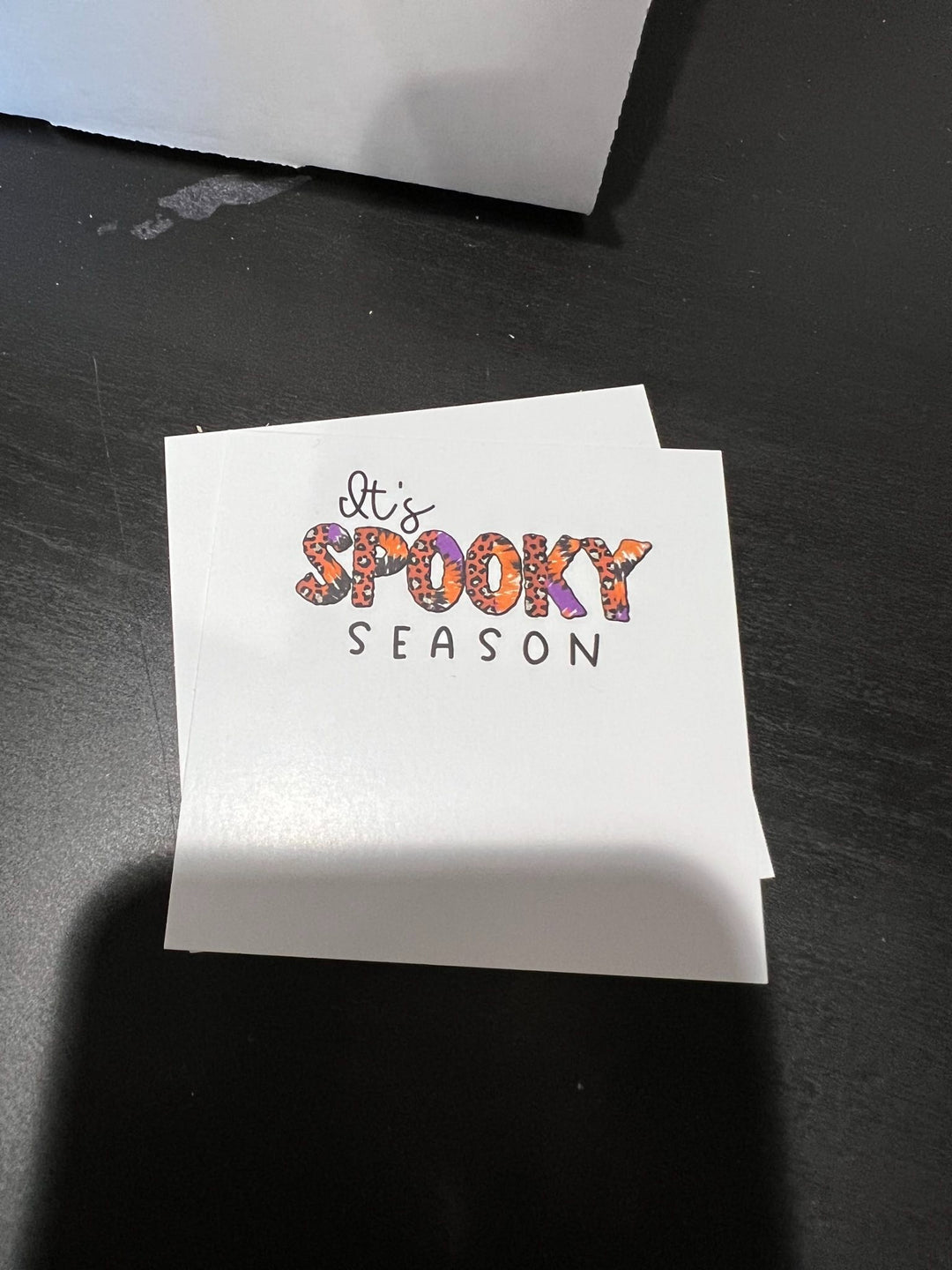 HAIR TIE CARDS ONLY! | It's Spooky Season- Hair Tie Card | 10 or 25 Cards |