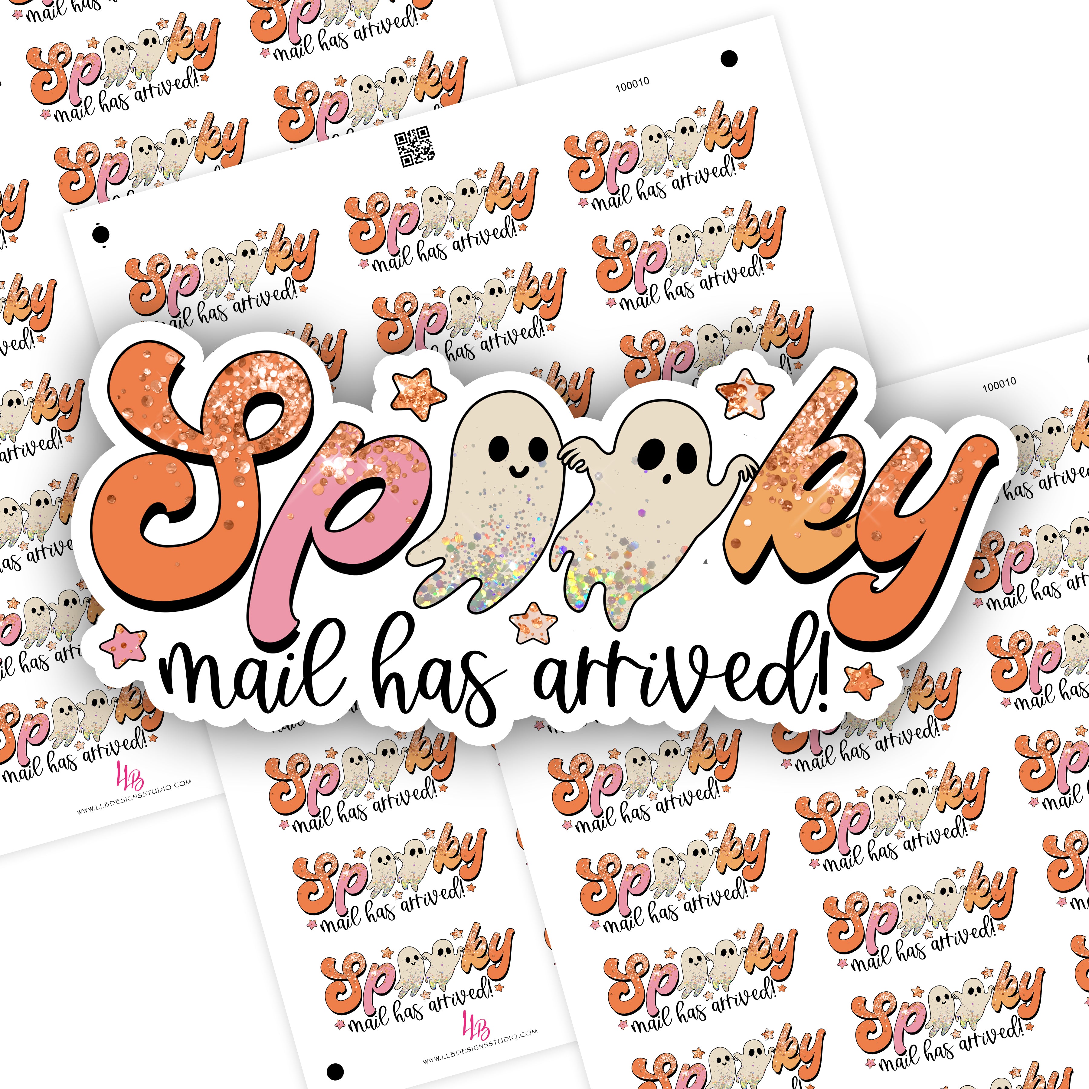 Spooky Mail Has Arrived, Business Branding, Small Shop Stickers , Stic ...