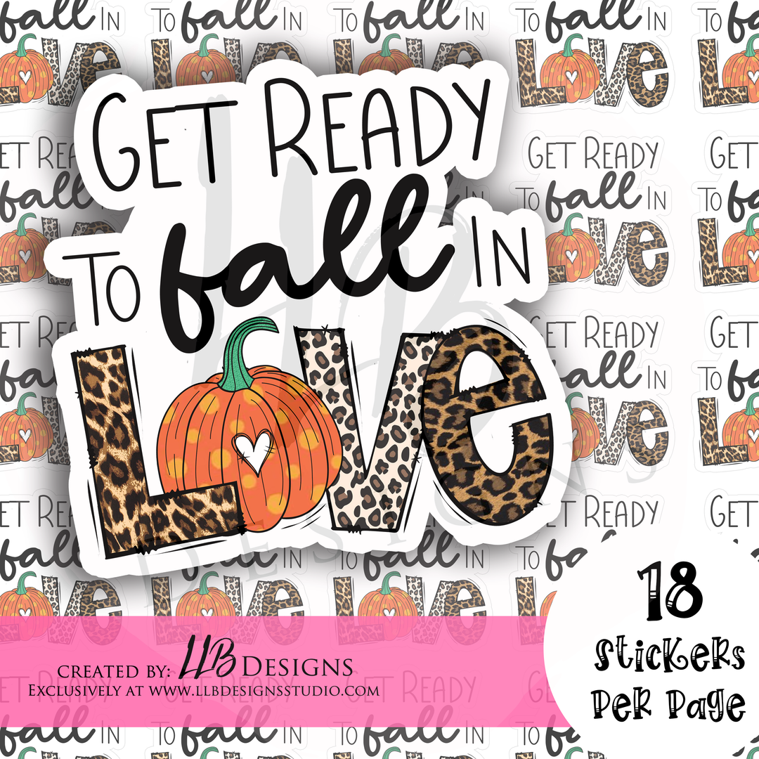 Get Ready To Fall In Love With Your Order |  Packaging Stickers | Business Branding | Small Shop Stickers | Sticker #: S0214  Ready To Ship