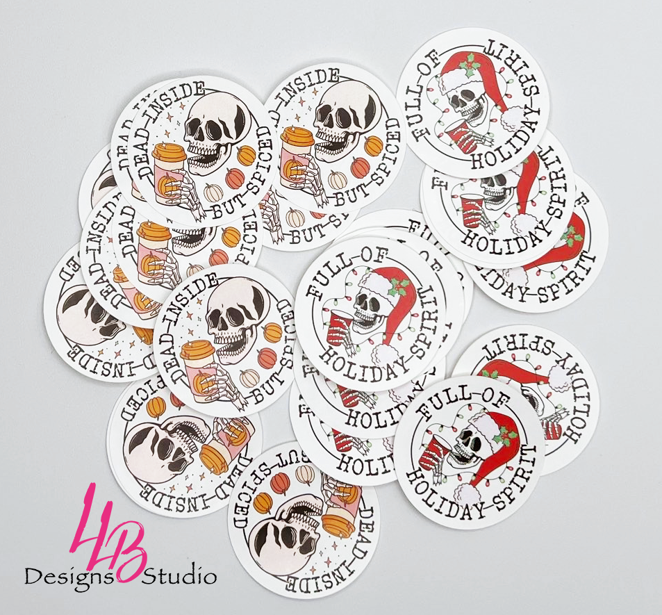 Nightmare Before Holidays Bundle Vinyls, Package Fillers, Business Branding, Small Shop Vinyl, Tumbler Decal, Laptop Sticker, Window Sticker, Christmas Decal, Holiday Decal